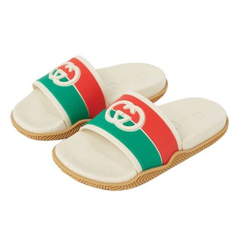 sandal cao su gucci nam|dép gucci màu xanh.